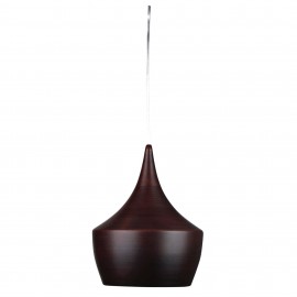 Oriel Lighting-Chino 3 Urban Retro Styled Pendant in Black , White & Bronze